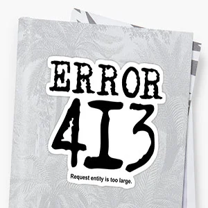 نحوه رفع خطای 413 Request Entity Too large Error در وردپرس