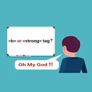 بررسی اهمیت تگ های b و strong در سئو
