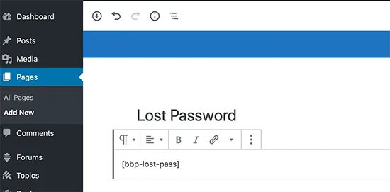 فراموشی رمز عبور در انجمن