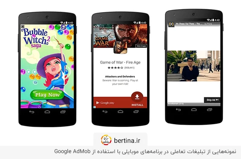 درامد از گوگل ادموب با استفاده از تبلیغات تعاملی