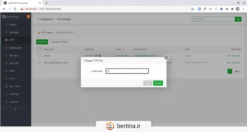 سیستم مانیتورینگ aapanel