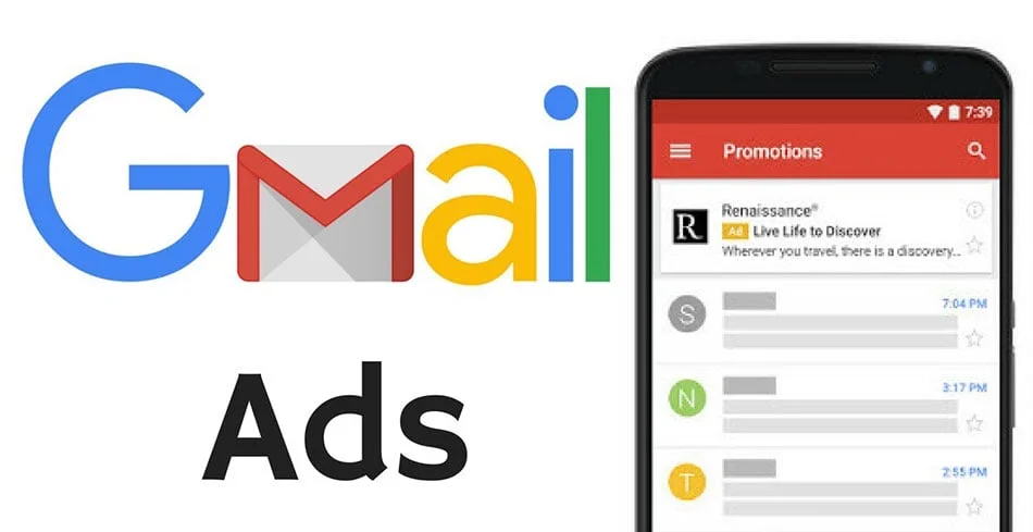 تبلیغ در جیمیل