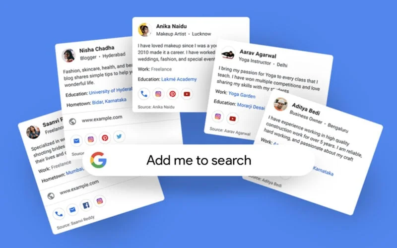 کارت افراد گوگل People Card و جایگزین‌های آن