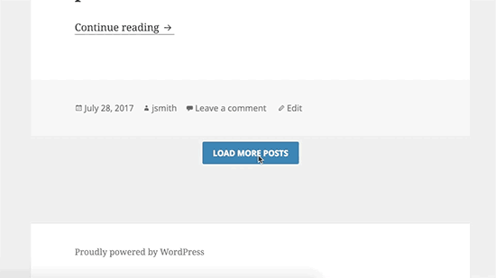 دکمه بارگذاری پست های بیشتر در وردپرس