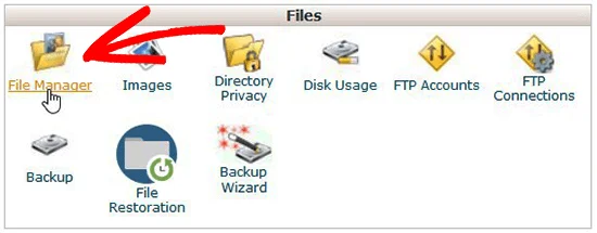 open-filemanager-in-cpanel