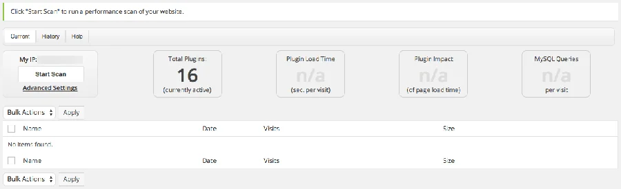 نتایج اسکن پلاگین p3