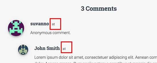 حذف تاریخ و زمان از نظرات وردپرس