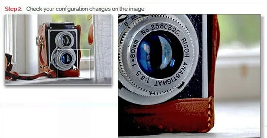 پیش نمایش زوم ذره بینی تصاویر در پلاگین WP Image Zoom