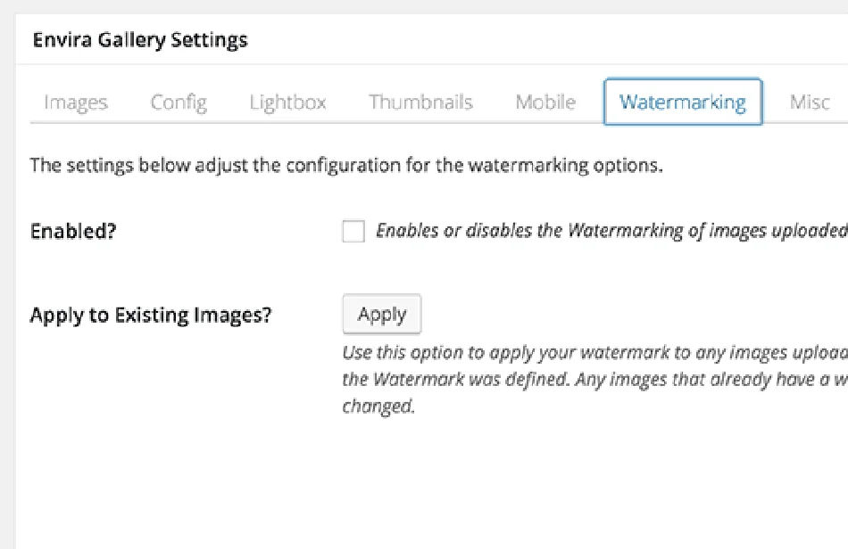 watermarking-enviragallery