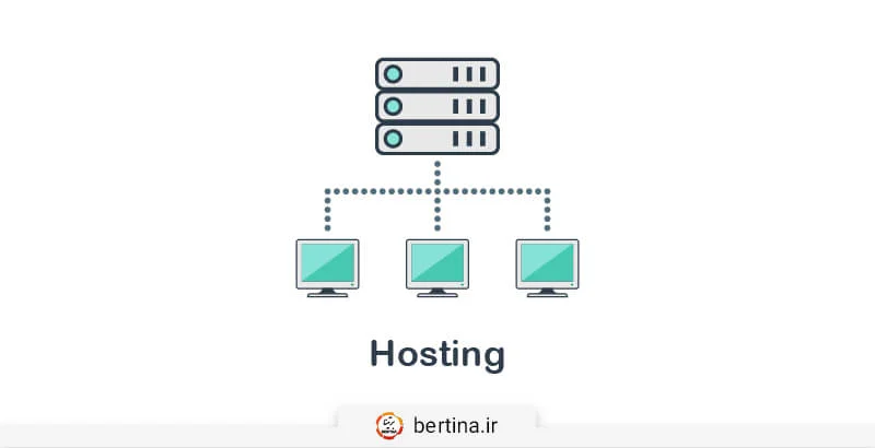 نمایی شماتیک از یک هاست