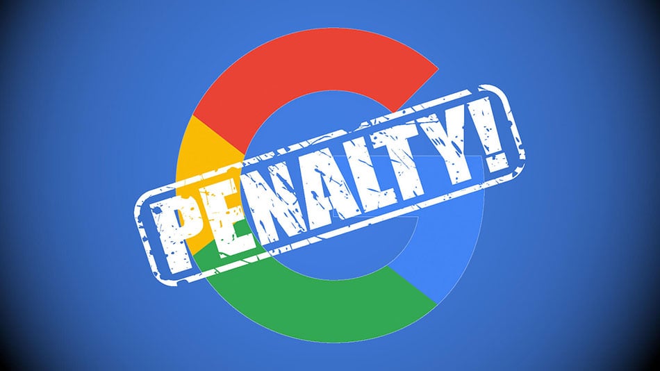 پنالتی شدن سایت توسط گوگل