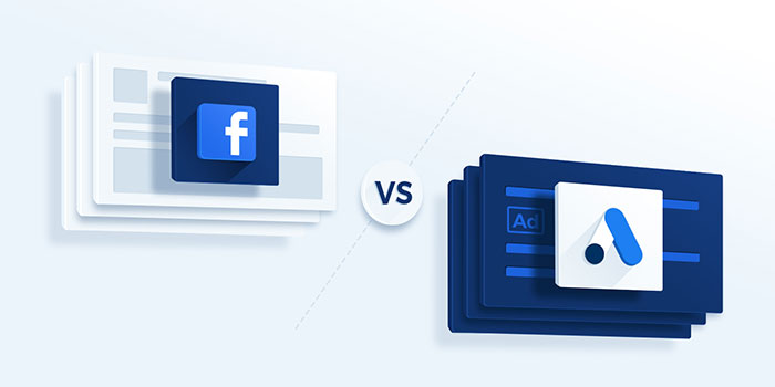 مقایسه تبلیغات در فیسبوک و تبلیغات در گوگل