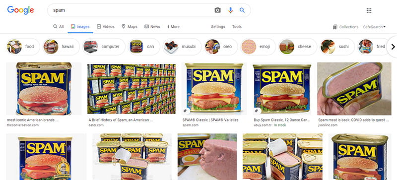 کنسرو گوشت خوک برند Spam