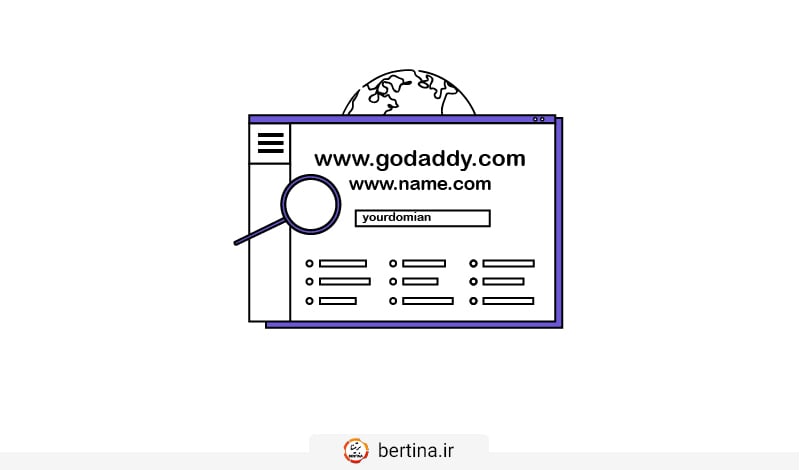 سایت‌هایی مانند GoDaddy و Name از جمله سایت‌های معتبر برای ثبت دامنه خارج از ایران هستند.