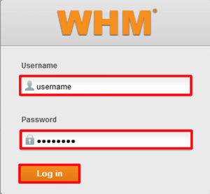 WHM-Login